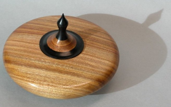 Canarywood Hollow Form - Top view
